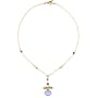 14K Gold Eve's Apple Chalcedony Necklace by Suz Andreasen, MADE IN AMERICA