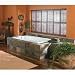 Jacuzzi AMI7236WLF2CJ Almond Amiga Whirlpool Plus with Front Single Speed Motor (Left Side Drain) - 