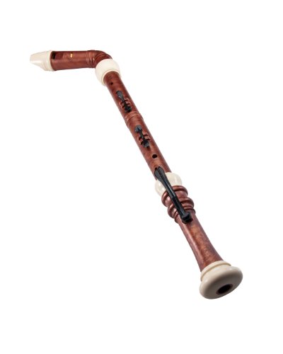 Smart Bass Recorder AHY-258BW3 Wood Simulated 3 Twin Color 4-Piece Baroque Fingering