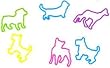 Rubba Bandz Shaped Rubber Bands Bracelets 12Pack Doggie
