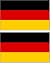 2 German Germany Flag Stickers Decal Bumper Window Laptop Phone Auto Boat Wall