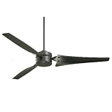 Emerson Fans CF765BQ 60 Loft Contemporary Outdoor Barbeque Black Ceiling Fan w/ Wall Ctrl