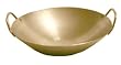 16 Inch Carbon Steel Wok w/ 2 Steel Handles (Round Bottom) USA Made