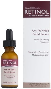 Skincare LdeL Cosmetics, Retinol Enriched Anti-Wrinkle Facial Serum, 1-Ounce Bottle (Pack of 6)