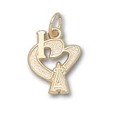 Los Angeles Angels 1/2in 10k I Love A Pendant