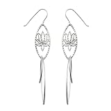 Satya Jewelry Silver Lotus Petal Earring
