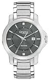 Caravelle Diamond Steel Bracelet Grey Dial Men's watch #43D102