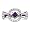 14K Yellow Gold Amethyst, Pink Tourmaline and Diamond Brooch (ALSO AVAILABLE WITH OTHER GEMSTONES)