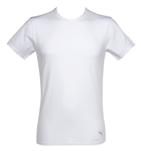 PUMA Herren T-Shirt crew neck tee 1P, 300 - white, S / 10, 491106_ im Preisvergleich 