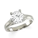Gorgeous! Women's 14k White-gold 8.00MM(2CT) Moissanite Solitaire Engagement Ring