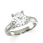 Gorgeous! Women's 14k White-gold 7.50MM (1 1/2CT) Moissanite Solitaire Engagement Ring