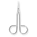 Nickel Coated Steel Disposable Sharp Scissor, 4-1/2" Length, for Single Use (Pack of 100)