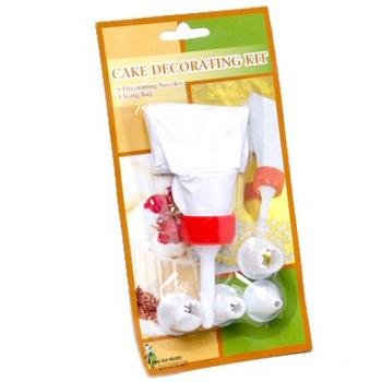 Cake Decorating Kit Icing Bag Tips 6 pc Set Baking 