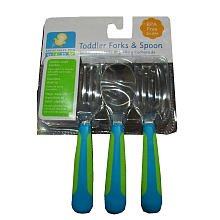 Baby 3-Pack BPA FREE Utensil (Blue & Red)
