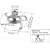 Barkan 90 Projector Ceiling Mount Bracket 360 degree rotation