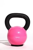 Pink Cast Iron Kettlebell 10kg
