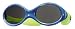 Julbo Infant/Toddler's Looping II Sunglasses, 12-24 months, Dark Blue/Lime Green Frame with Cord