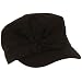 Kids 3-7 years Pleat Cotton Summer Cadet Hat Cap Black
