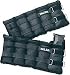 Valeo 10 Lb. Adjustable Ankle/wrist Weights, Black, Pair Removable Weight Packs for Adjustment From 2 Lbs. - 10 Lbs.