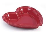 Chantal Glossy Red Heart-Shaped Deep Pie Dish 1.25-qt.