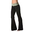 Marika Women's Ruched Waist Yoga Pant - Black/Green&nbsp;