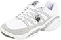 K-Swiss Women's Defier DS Tennis Shoe,White/Light Grey/Raspberry Rose,5.5 M
