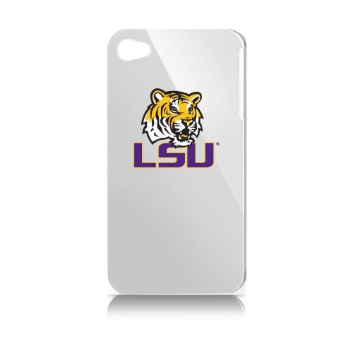 NCAA Varsity Jacket Hardshell Case for Apple iPhone 4, White