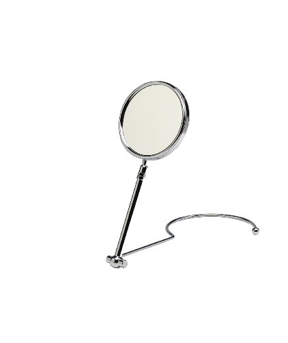 Swissco Chrome Neck & Standing Mirror, 5-Inch, 1x/7x, 15-Ounce Box