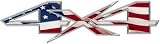 Full Color 4×4 Truck Decals with American Flag