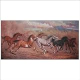 Band of Mustangs - Bali Art - CraftNetwork - New