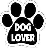 Dog Lover Black Paw Magnet