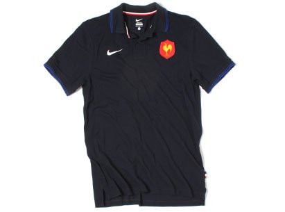 France 2011/12 Players Rugby Media Polo Shirt - size M France 2011/12 Players Rugby Media Polo Shirt - size M