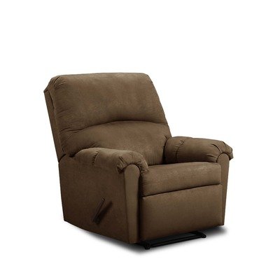 Albany Microfiber Recliner in Chocolate Suede Recliner Type: 3 Way Recliner