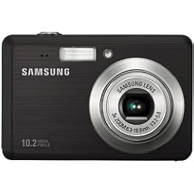 Samsung SL102 10MP Digital Camera with 3x Optical Zoom and 2.5 inch LCD (Black)