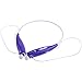 5IVE HV-800 Wireless Bluetooth Music Stereo Universal Headset Headphone Vibration Neckband Style for iPhone iPad Samsung (Purple)