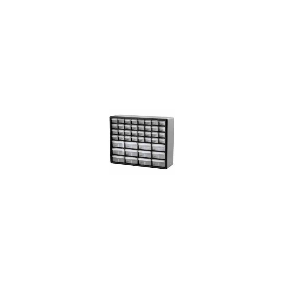 Akro Mils Plastic Parts Storage Cabinet 20x16x6 1 2 Black 10144