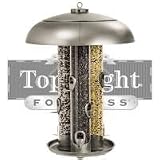 Outdoor Living : Opus Lifetime Titanium Series Triple Tube Bird Feeder with Pole ,9,75 in. x 10 in. x 20,75 in., by O