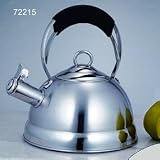 Creative Home Jupiter 2.6 Qt Stainless Steel Whistling Tea Kettle