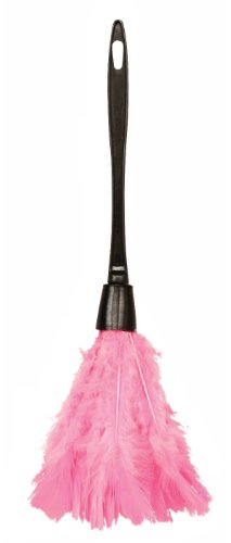 French Maid Pink Feather Duster