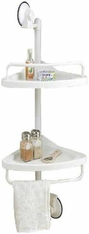 Huoshang Powerful Suction Corner Shelf for Bath and Kitchen