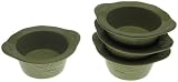 Certified International Cuisineware Green 5-Inch Ramekins, Set of 4