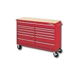 Waterloo (WATTRX6013R) 60 in. 13 Drawer Ball Bearing Tool Cart, TRAXX Series, Red