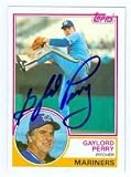 Gaylord Perry autographed Baseball Card (Seattle Mariners)