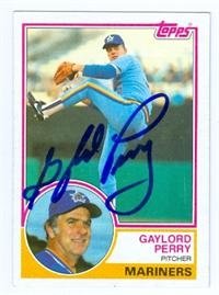 Gaylord Perry autographed Baseball Card (Seattle Mariners)