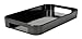 Zak Designs Skinny Gallery Melamine Plastic Serving Tray, Easy to Hold and Fits in Larger Tray, Perfect for Indoors and Outdoors (Black Gs, BPA-Free)