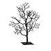 32" BOO...Big and Scary Black Haunted Gothic Halloween Twig Tree