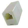 Telephone Cord Coupler - White