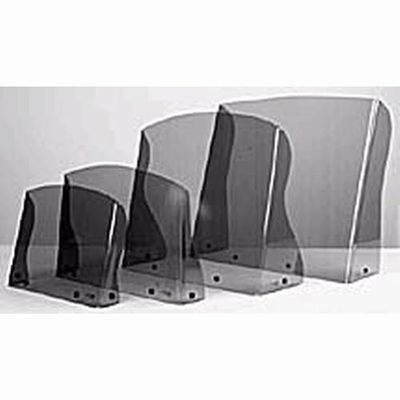 Marine Mooring Plexiglass Windshields - Len. 24", Hgt. 10.5", Width 8"