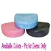 Multipurpose Dental Mouth Night Guard & Orthodontic Retainer Case-Marbeled Colors, Marbled Black