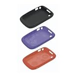 LOT DE 3 HOUSSES SILICONE BLACBERRY 8520 CURVE COMPOSE DE 1 HOUSSE NOIRE SILICONE BLACKBERRY 8520 CURVE 1 HOUSSE SILICONE BLACKBERRY BLEU LAVANDE MOTIFS FLEURS ET 1 HOUSSE SILICONE BLACKBERRY 8520 ORCORAIL MOTIFS RONDS